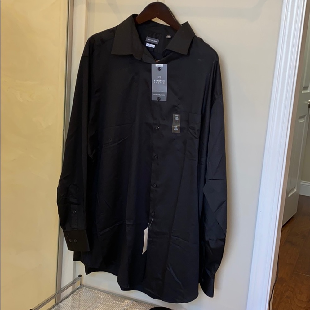 Van Heiden Big Fit Stretch Button up long sleeve